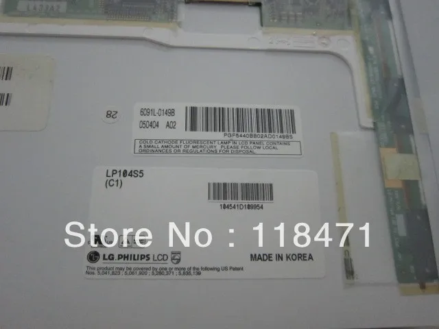 Оригинал + Класс LP104S5-C1 10,4 дюймов ЖК-дисплей экран для LG ЖК-дисплей 12 месяцев гарантии
Оригинал + Класс LP104S5-C1 10,4 дюймов ЖК-дисплей экран для LG ЖК-дисплей 12 месяцев гарантии