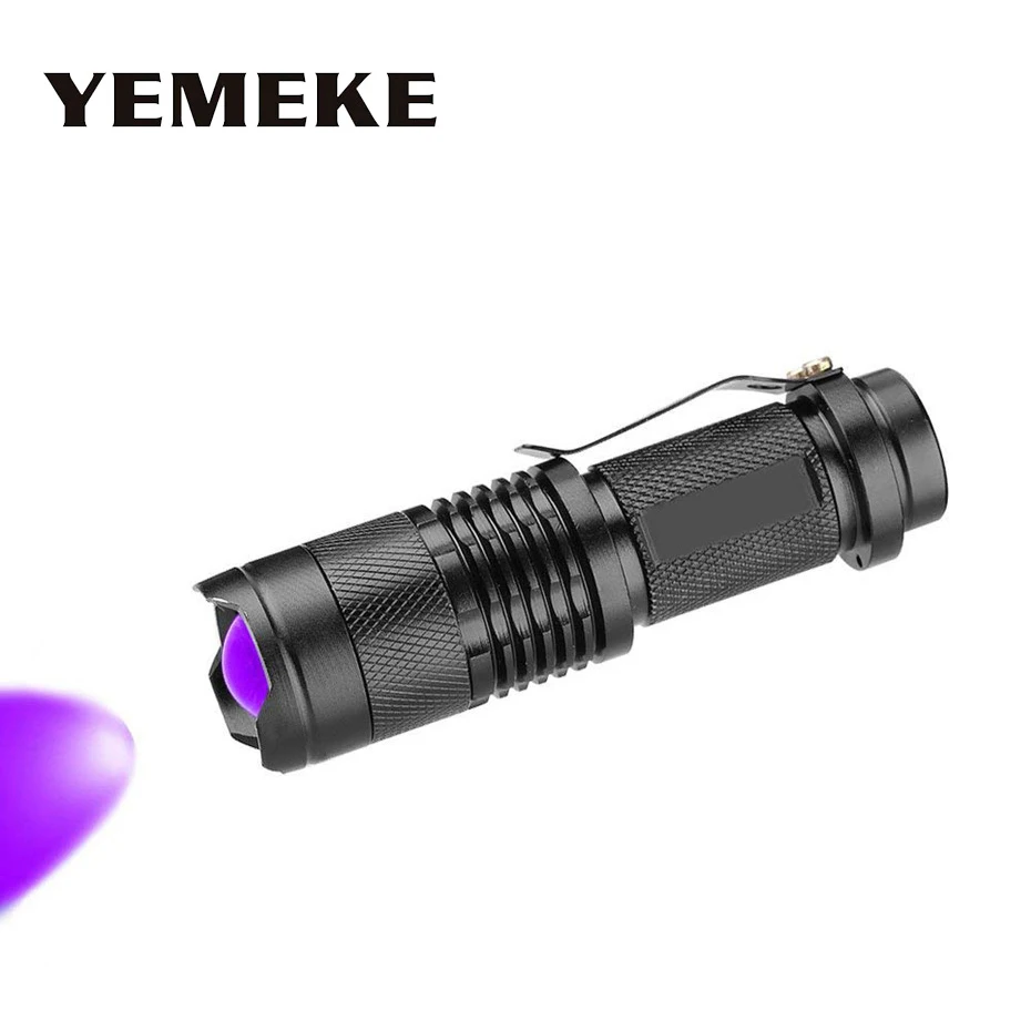 UV Led Flashlight Torch Light Zoomable Ultra Violet Light Blacklight UV Lamp AA/14500 Battery For Marker Checker Detection SK68
UV Led Flashlight Torch Light Zoomable Ultra Violet Light Blacklight UV Lamp AA/14500 Battery For Marker Checker Detection SK68