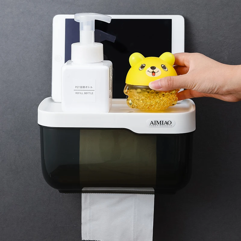 Simple Bathroom Tissue Box Free Punching Toilet Paper Toilet Tray Creative Roll Paper Box Hand Paper Toilet Paper Rack 3DZJy20
Simple Bathroom Tissue Box Free Punching Toilet Paper Toilet Tray Creative Roll Paper Box Hand Paper Toilet Paper Rack 3DZJy20