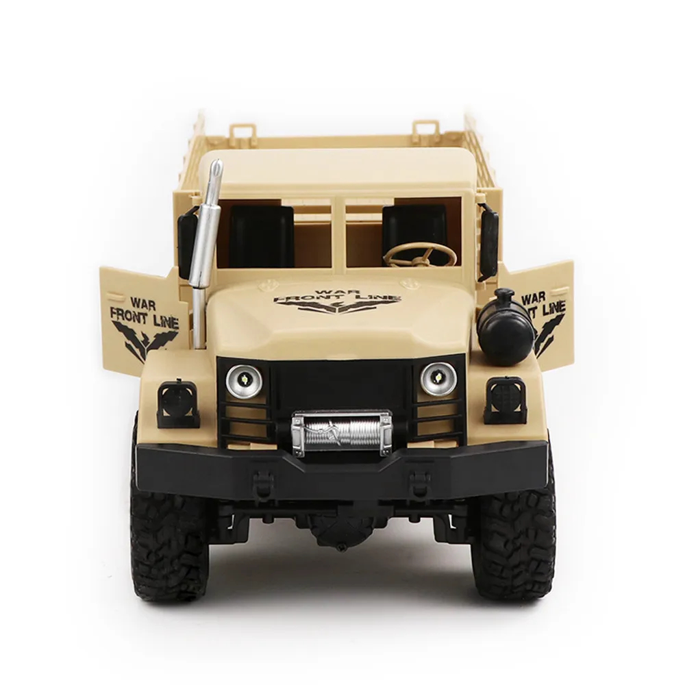JJR/C JJRC Q63 1/16 2.4G 6WD Off-Road Military Truck Crawler RC Car Brush Motor Remote Control Toys Green Yellow VS Q62 Q64 Q61
JJR/C JJRC Q63 1/16 2.4G 6WD Off-Road Military Truck Crawler RC Car Brush Motor Remote Control Toys Green Yellow VS Q62 Q64 Q61