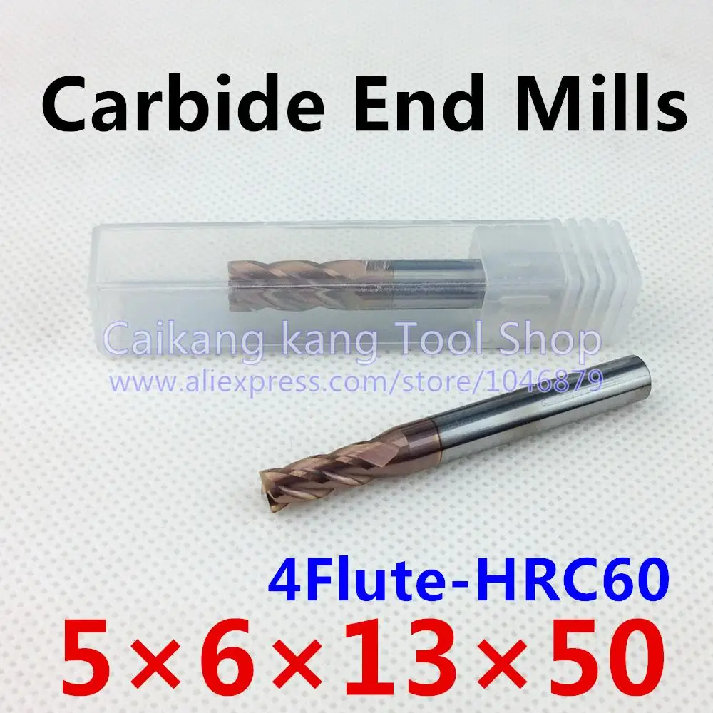 New 4 Flute Head:5mm Tungsten steel cutter CNC milling End mills Highest cutting hardness: 60HRC 4F 5*6*13*50mm
New 4 Flute Head:5mm Tungsten steel cutter CNC milling End mills Highest cutting hardness: 60HRC 4F 5*6*13*50mm
