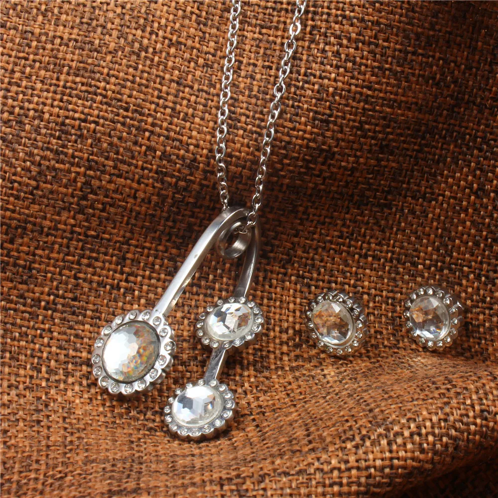 XUANHUA Stainless Steel Jewelry Sets Jewellery Indian Wedding Fashion For Women 2019 Rhinestone Necklace Earrings Set Schmuck
XUANHUA Stainless Steel Jewelry Sets Jewellery Indian Wedding Fashion For Women 2019 Rhinestone Necklace Earrings Set Schmuck