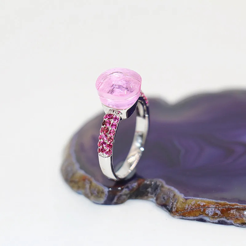 2021 Fashion Summer Stlye Jewelry Of Pale Pink Crystal With Red Zircon 18K White Gold Plated Ring For Best Festival Gift
2021 Fashion Summer Stlye Jewelry Of Pale Pink Crystal With Red Zircon 18K White Gold Plated Ring For Best Festival Gift