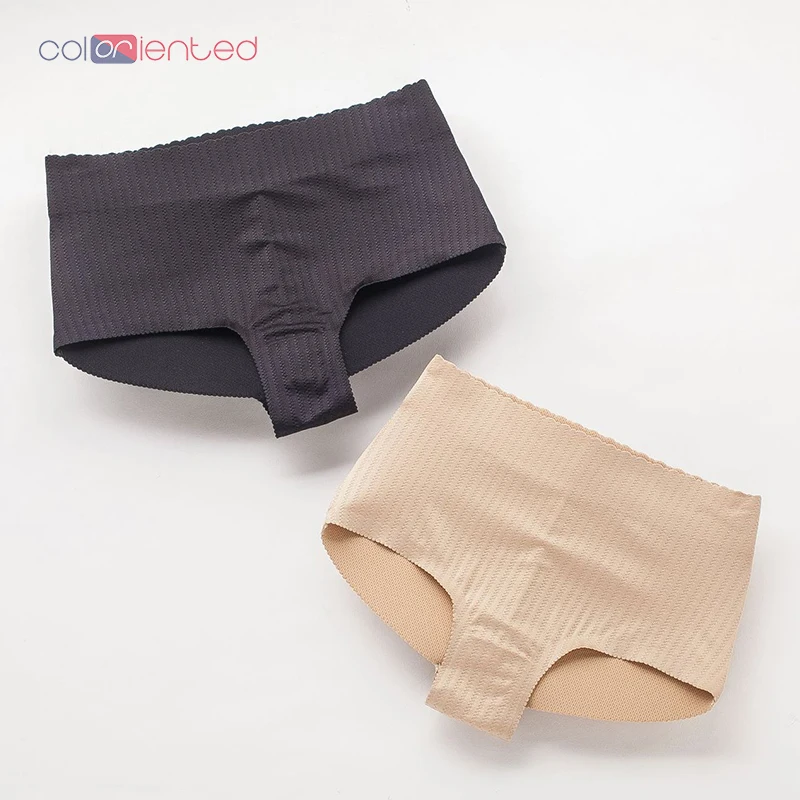 COLORIENTED New Design Solid No Trace Middle-waisted Air-breathable Hip lifting Fake Buttock Ladies Receive Abdominal Underpant
COLORIENTED New Design Solid No Trace Middle-waisted Air-breathable Hip lifting Fake Buttock Ladies Receive Abdominal Underpant