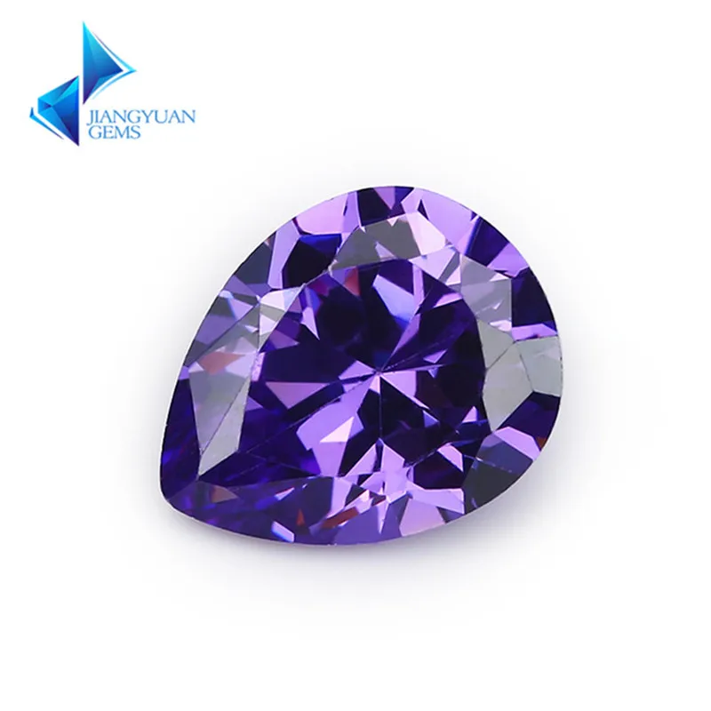 JYGEMS Pear Shape 5A Violet CZ Stone 2x3-13x18mm Synthetic Gems Cubic Zirconia Fashion accessories
JYGEMS Pear Shape 5A Violet CZ Stone 2x3-13x18mm Synthetic Gems Cubic Zirconia Fashion accessories