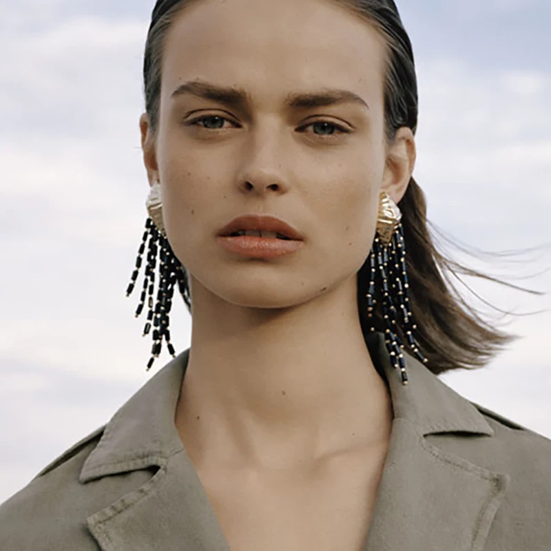 Wholesale JUJIA Fashion Crystal Drop Dangle Beads Earrings For Women Statement Jewelry Long Tassel Earrings Bijoux
Wholesale JUJIA Fashion Crystal Drop Dangle Beads Earrings For Women Statement Jewelry Long Tassel Earrings Bijoux