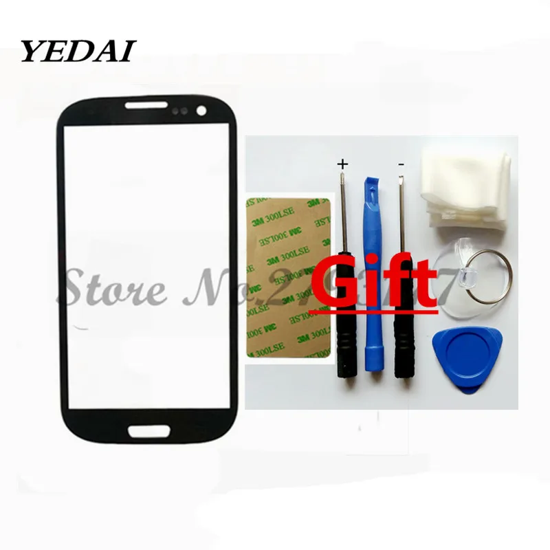YEDAI инструменты + Новый для samsung S3 мини I8190 Передняя Внешний замена стеклянного