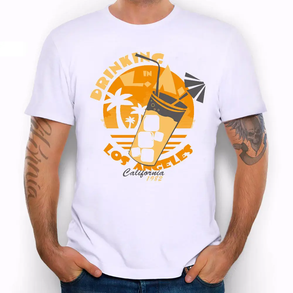 2019 Male Best Selling Drinking In L.A. California Retro Vacation Beach Funny Joke Men T Shirt Tee Summer Tee Shirt
2019 Male Best Selling Drinking In L.A. California Retro Vacation Beach Funny Joke Men T Shirt Tee Summer Tee Shirt