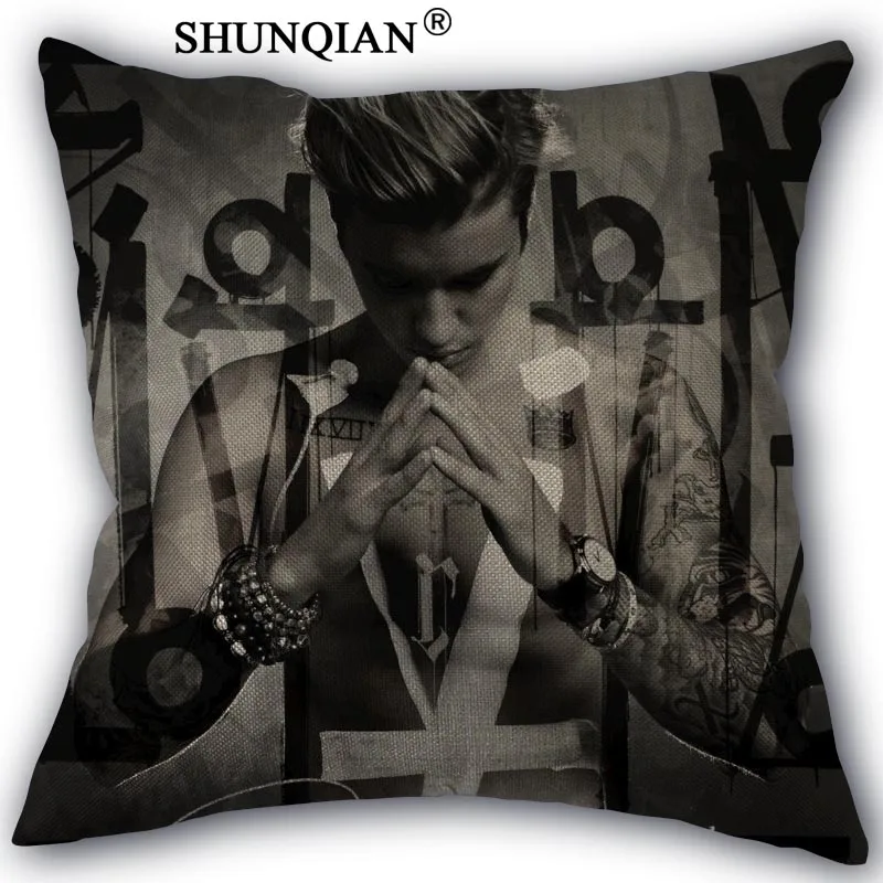 justin bieber Cotton Linen Pillowcase Custom Home textile Decorative One Side Pillow Covers 45x45cm 
justin bieber Cotton Linen Pillowcase Custom Home textile Decorative One Side Pillow Covers 45x45cm