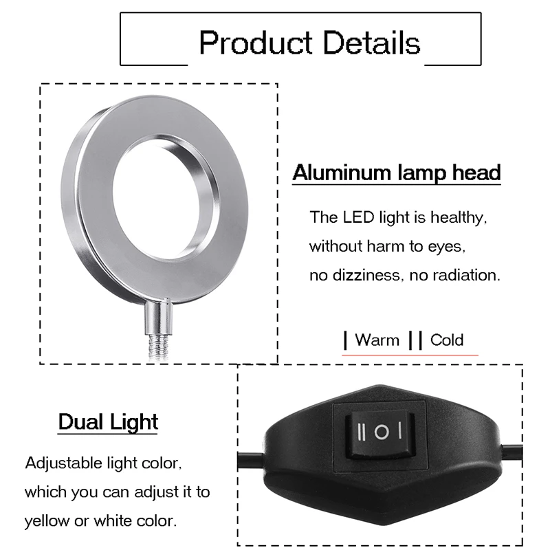Led Tattoo Light Permanent Makeup Accessories Tools Tattoo Lamp Supplies for Microblading Eyebrow Eyelash Extension Beauty Salon
Led Tattoo Light Permanent Makeup Accessories Tools Tattoo Lamp Supplies for Microblading Eyebrow Eyelash Extension Beauty Salon