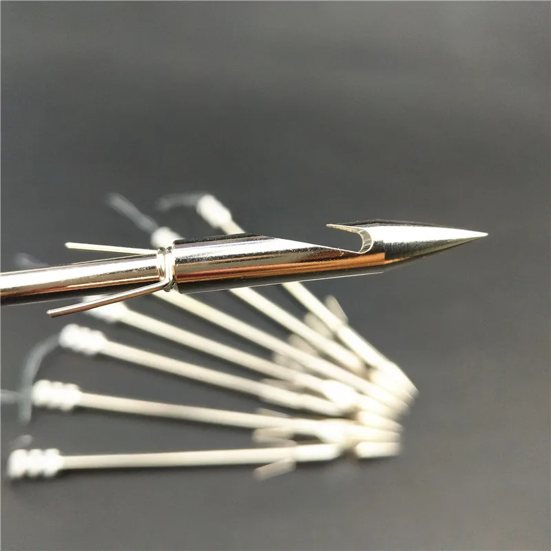 Hot sale Outdoor Hunting High Quality 2Pcs Stainless Steel Bow Arrowhead Slingshot Catapult Dart Hunting Shooting Fish Hand Tool
Hot sale Outdoor Hunting High Quality 2Pcs Stainless Steel Bow Arrowhead Slingshot Catapult Dart Hunting Shooting Fish Hand Tool