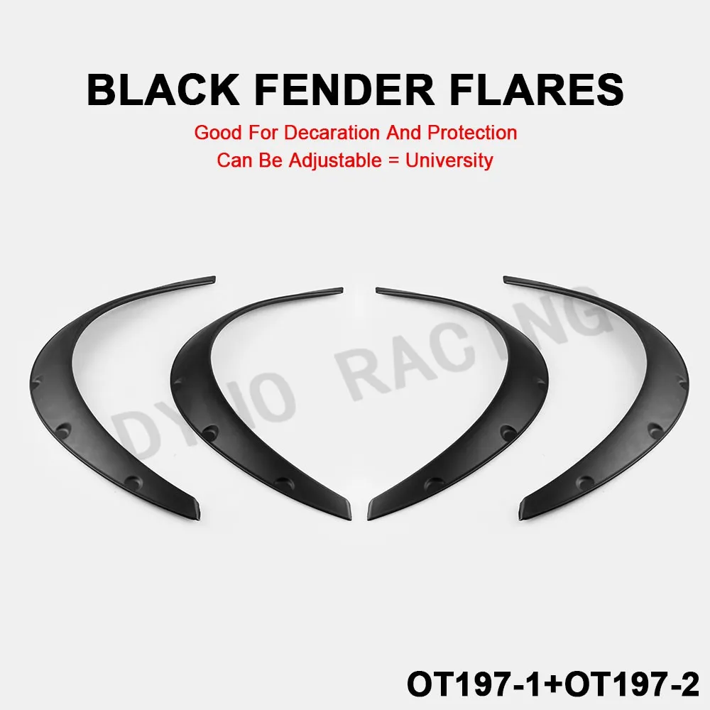 High Quality 4 Pcs Car Fender Flares Arch Wheel Eyebrow Protector Mudguards Sticker Universal Black/Carbon Fiber
High Quality 4 Pcs Car Fender Flares Arch Wheel Eyebrow Protector Mudguards Sticker Universal Black/Carbon Fiber