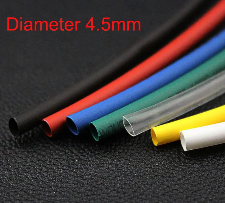 32.8Ft 10M Long 4.5mm Dia Polyolefin Heat Shrinkable Tube Tubing Black/Red/Yellow/White/Clear/Greed/Blue
32.8Ft 10M Long 4.5mm Dia Polyolefin Heat Shrinkable Tube Tubing Black/Red/Yellow/White/Clear/Greed/Blue
