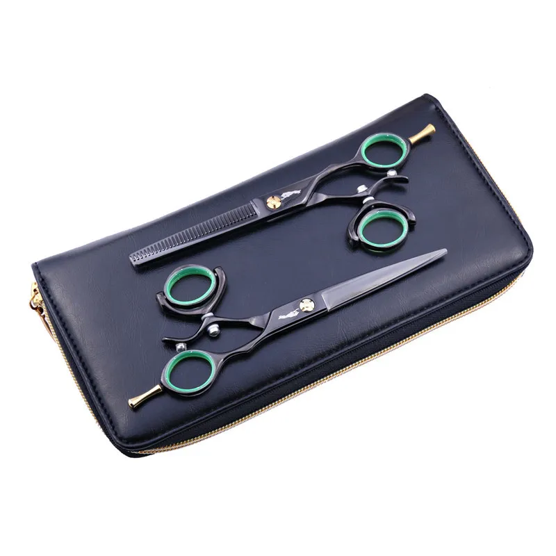 6.0 inch Black Hair Cutting/thinning 360 Degree Rotate Swivel Scissors set Salon Flying Shears Hairdressing Scissors for Barber
6.0 inch Black Hair Cutting/thinning 360 Degree Rotate Swivel Scissors set Salon Flying Shears Hairdressing Scissors for Barber