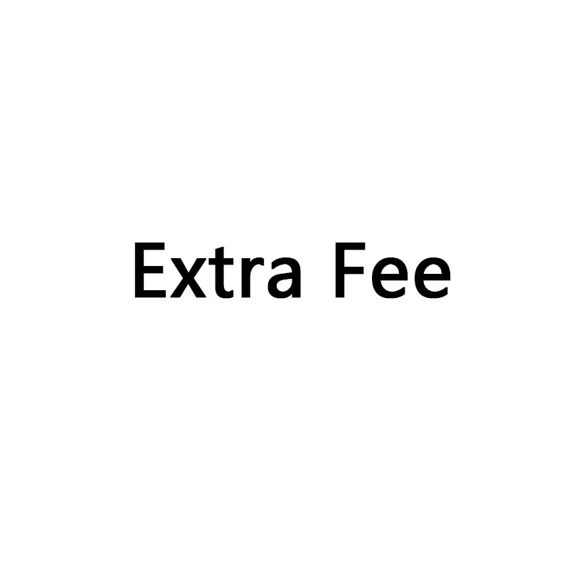 For the extra fee, courier cost, printing fee, balance