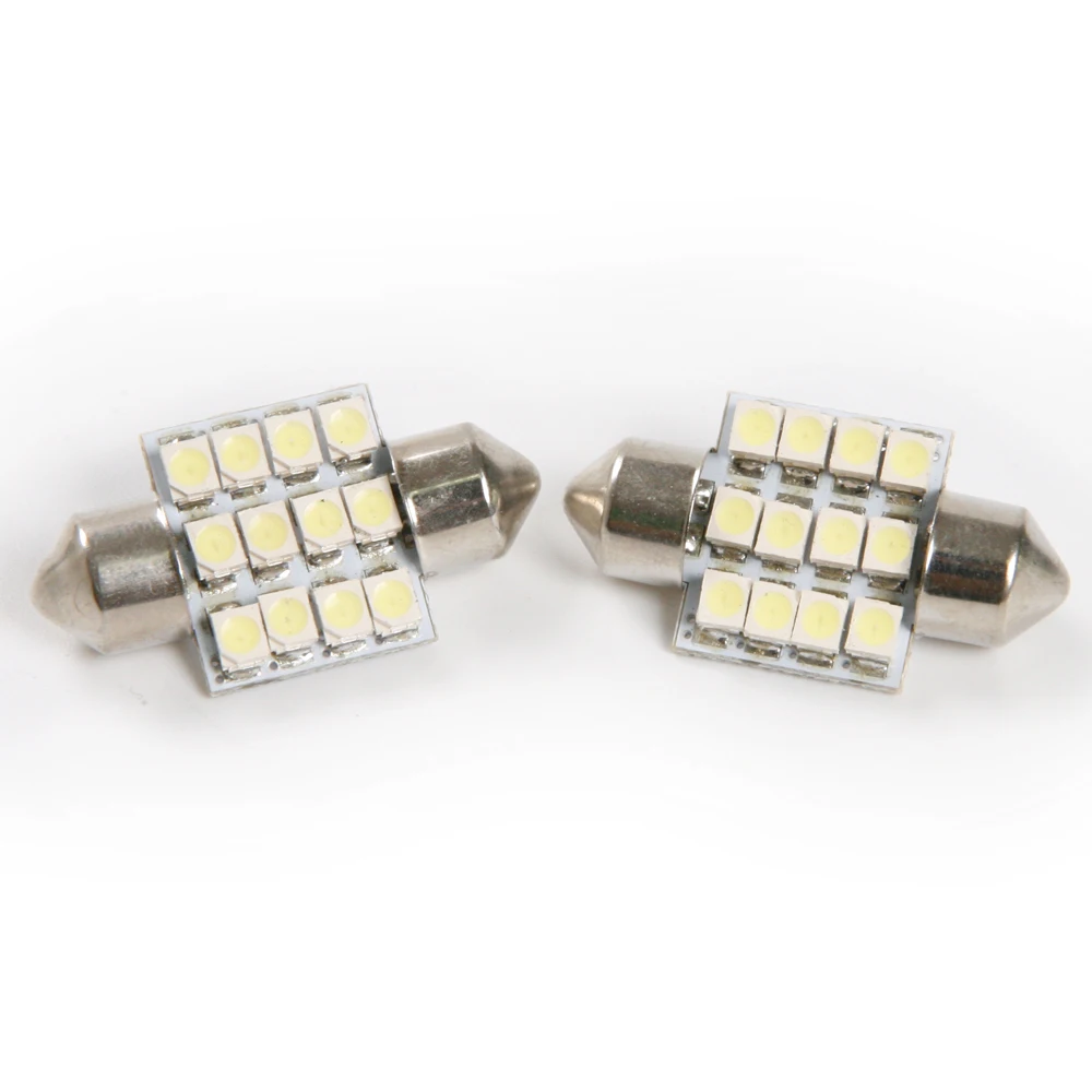 Автомобильная лампа, 2 шт./лот, 12 В постоянного тока, 2,5 Вт, 31 мм, 12SMD, 3528, белый свет салона автомобиля, гирлянда, светодиодные лампы 6000K для осве...
Автомобильная лампа, 2 шт./лот, 12 В постоянного тока, 2,5 Вт, 31 мм, 12SMD, 3528, белый свет салона автомобиля, гирлянда, светодиодные лампы 6000K для осве...