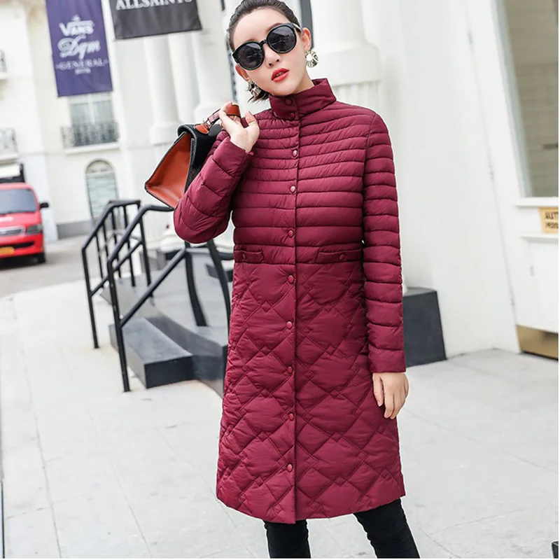winter new women XL-5XL Medium length slim Standing collar down cotton pad fashion simple wild Single-breasted cotton coat s93
winter new women XL-5XL Medium length slim Standing collar down cotton pad fashion simple wild Single-breasted cotton coat s93