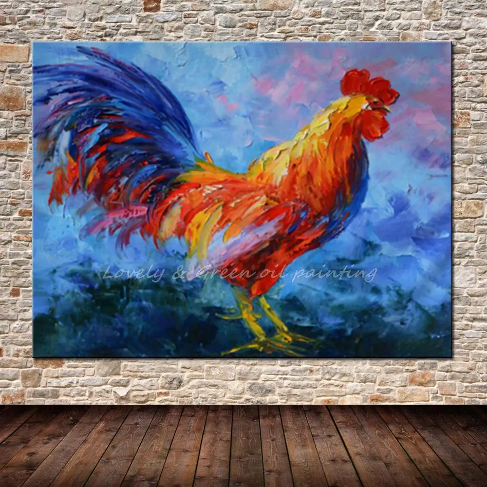 Hand Painted Big Cock Oil Paintings Hand Made Animal Oil Painting On Canvas Home Decor For Living Room Unframed Picture Big Size
Hand Painted Big Cock Oil Paintings Hand Made Animal Oil Painting On Canvas Home Decor For Living Room Unframed Picture Big Size