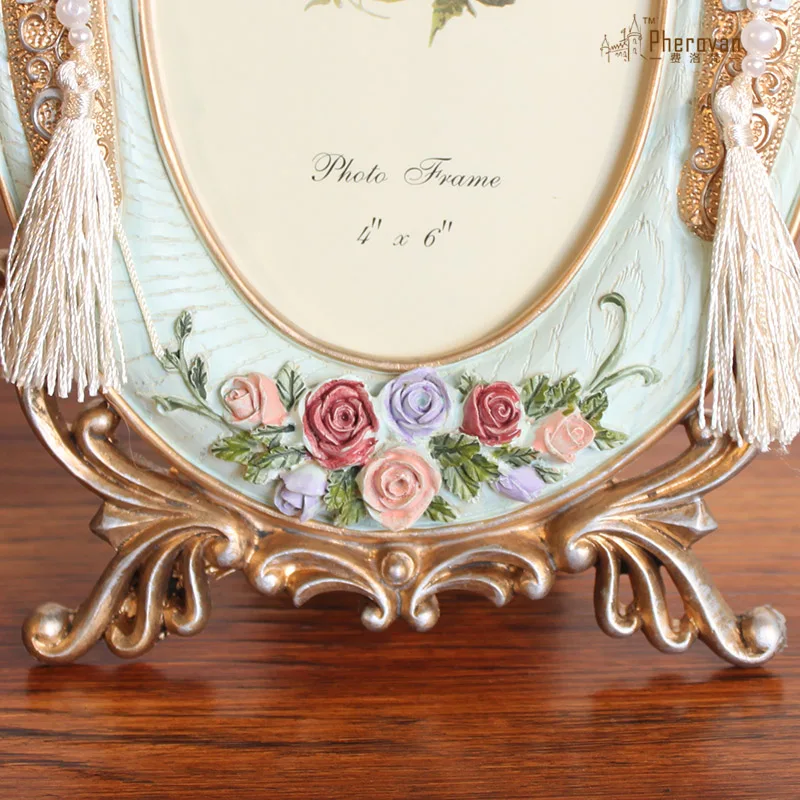 Mi Shug Rui Siti Xiu Anna modern European fashion palace craft gift photo frame wind resin decoration
Mi Shug Rui Siti Xiu Anna modern European fashion palace craft gift photo frame wind resin decoration