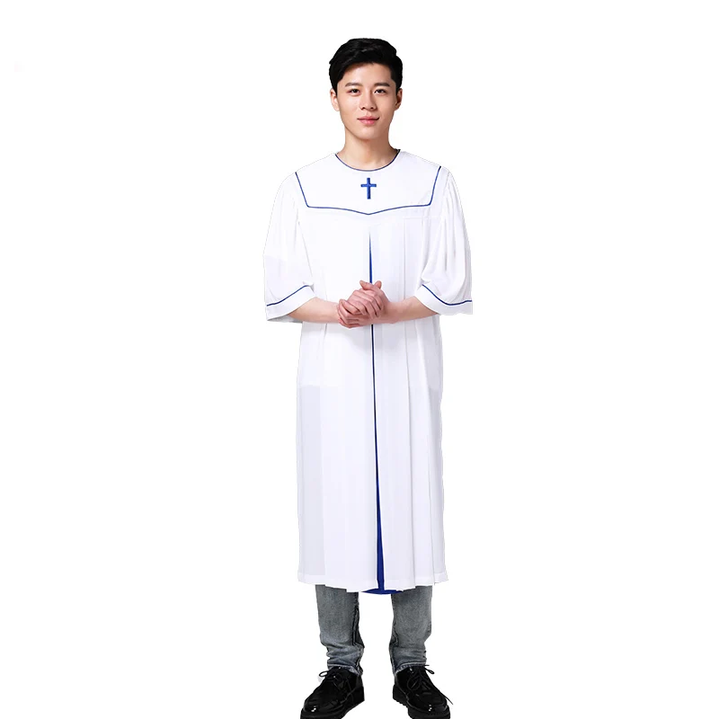 2018 High quality Summer Christian Church Costume Saint's Costume Holy Poem Costume Choir Costume choir gown Robe Holy robes
2018 High quality Summer Christian Church Costume Saint's Costume Holy Poem Costume Choir Costume choir gown Robe Holy robes