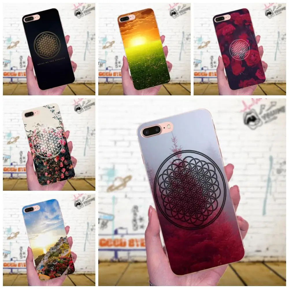 Flower Of Life Bring Me Horizon для Huawei P7 Honor 4C 5A 5C 5X 6 6C 6A 6X 7 7X 8 9 V8 V10 Y3II Y5II Y6II G8 Play