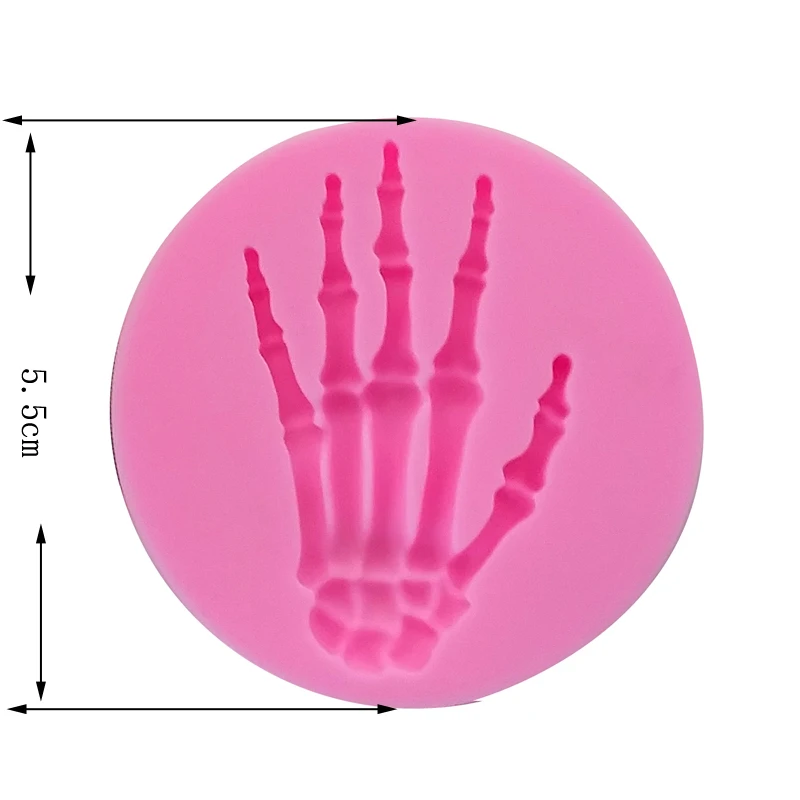 The palm hand bone Silicone Moulds for Halloween cake decorating tools Fondant Chocolate baking mold F0699
The palm hand bone Silicone Moulds for Halloween cake decorating tools Fondant Chocolate baking mold F0699