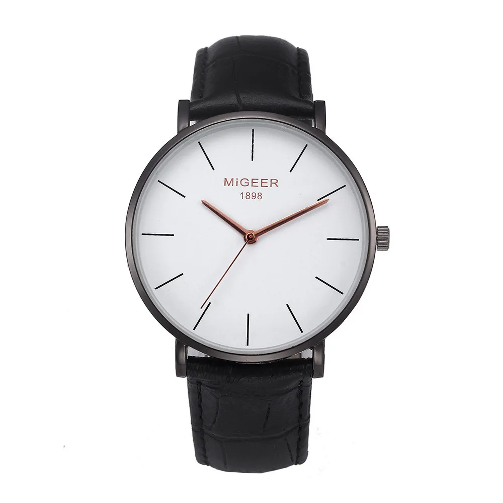 Фото MIGEER 2020New стиль деловые мужские кварцевые часы стильные и простые темпераментные