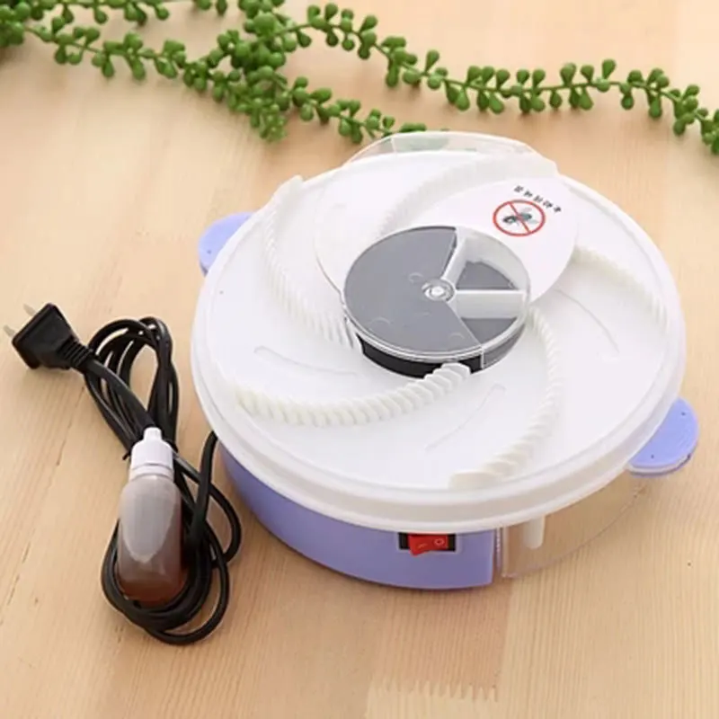New Electric Automatic Flycatcher fly trap Fly-catching Artifacts Insect Reject Control Killing Fly Cage Sticks Fly Killer
New Electric Automatic Flycatcher fly trap Fly-catching Artifacts Insect Reject Control Killing Fly Cage Sticks Fly Killer
