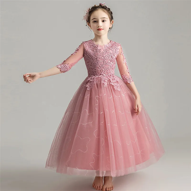 Infant Kids Girl New Birthday Wedding Party Princess Lae Dress Girl Children Fashion Tutu Piano Pageant Host Prom Dress Clothing
Infant Kids Girl New Birthday Wedding Party Princess Lae Dress Girl Children Fashion Tutu Piano Pageant Host Prom Dress Clothing
