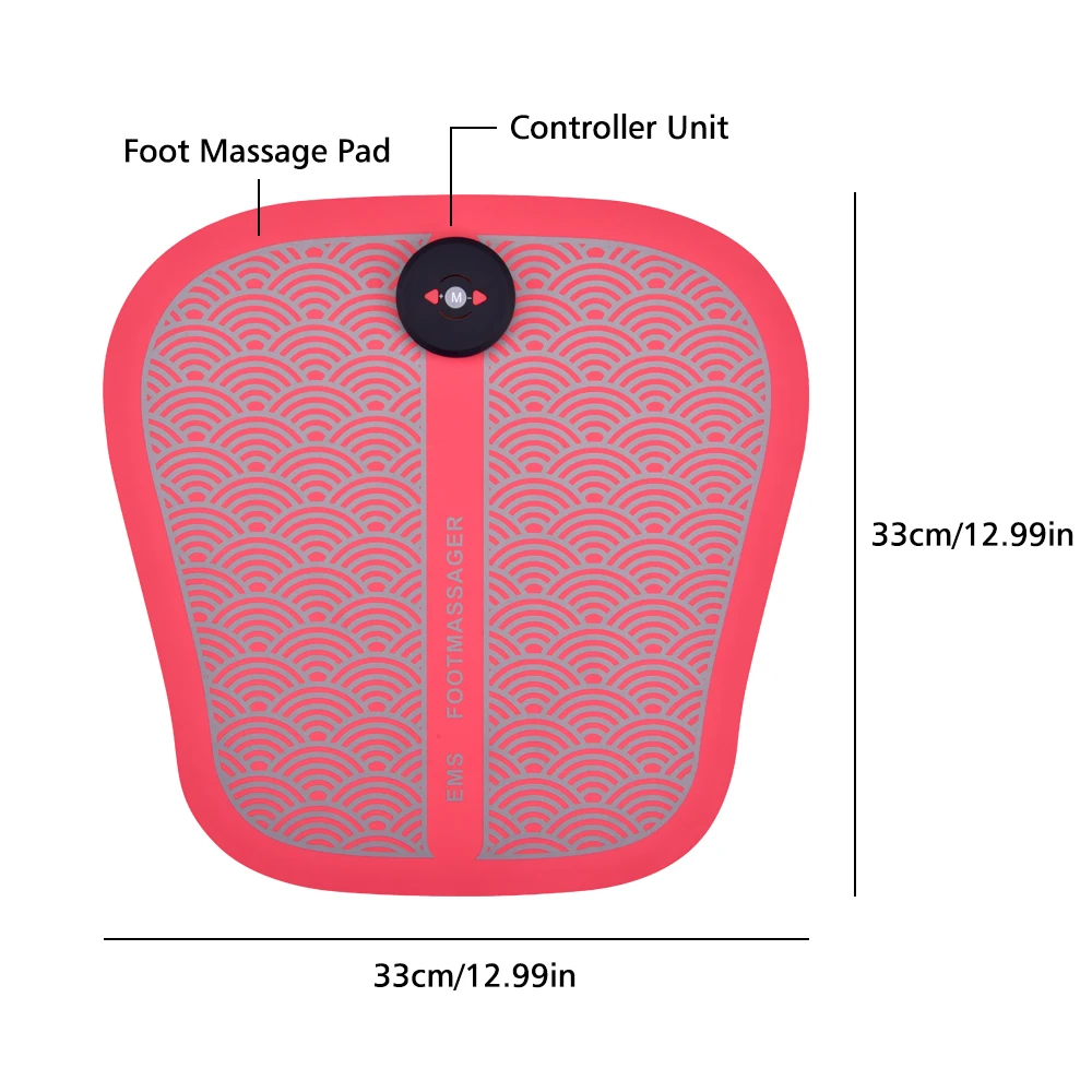 Rechargeable USB EMS Foot Massage Mat Foldable EVA Massager Pad 6 Adjustable Massaging Mode 9 Intensity Levels Vibration Muscle
Rechargeable USB EMS Foot Massage Mat Foldable EVA Massager Pad 6 Adjustable Massaging Mode 9 Intensity Levels Vibration Muscle