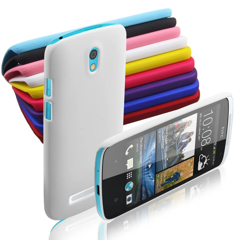 Высококачественный модный матовый пластиковый жесткий чехол для HTC Desire 500 506E