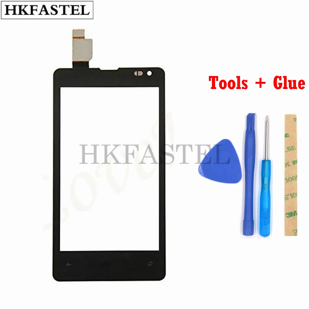 Сенсорный экран HKFASTEL для Nokia Microsoft Lumia 532 435 N532 дигитайзер стекло внешняя Передняя