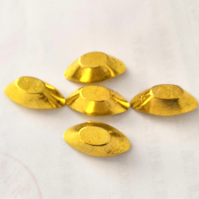 Металлический медный талисман 1/2/5 штук ремесла фэн шуй удача золото слиток
