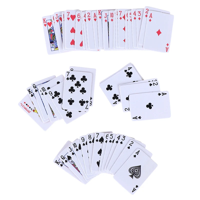 1Set Funny Mini Poker Playing Cards Style Random Models Poler Cute Miniature Doll Toys Decorative 1:12 Dollhouse Accessories
1Set Funny Mini Poker Playing Cards Style Random Models Poler Cute Miniature Doll Toys Decorative 1:12 Dollhouse Accessories