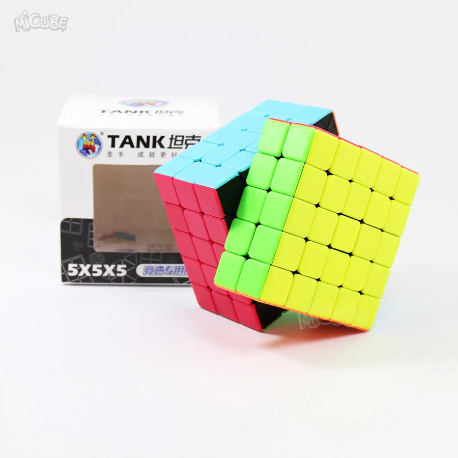Shengshou Tank 5x5 кубический скоростной магический пазл без наклеек с застывающей