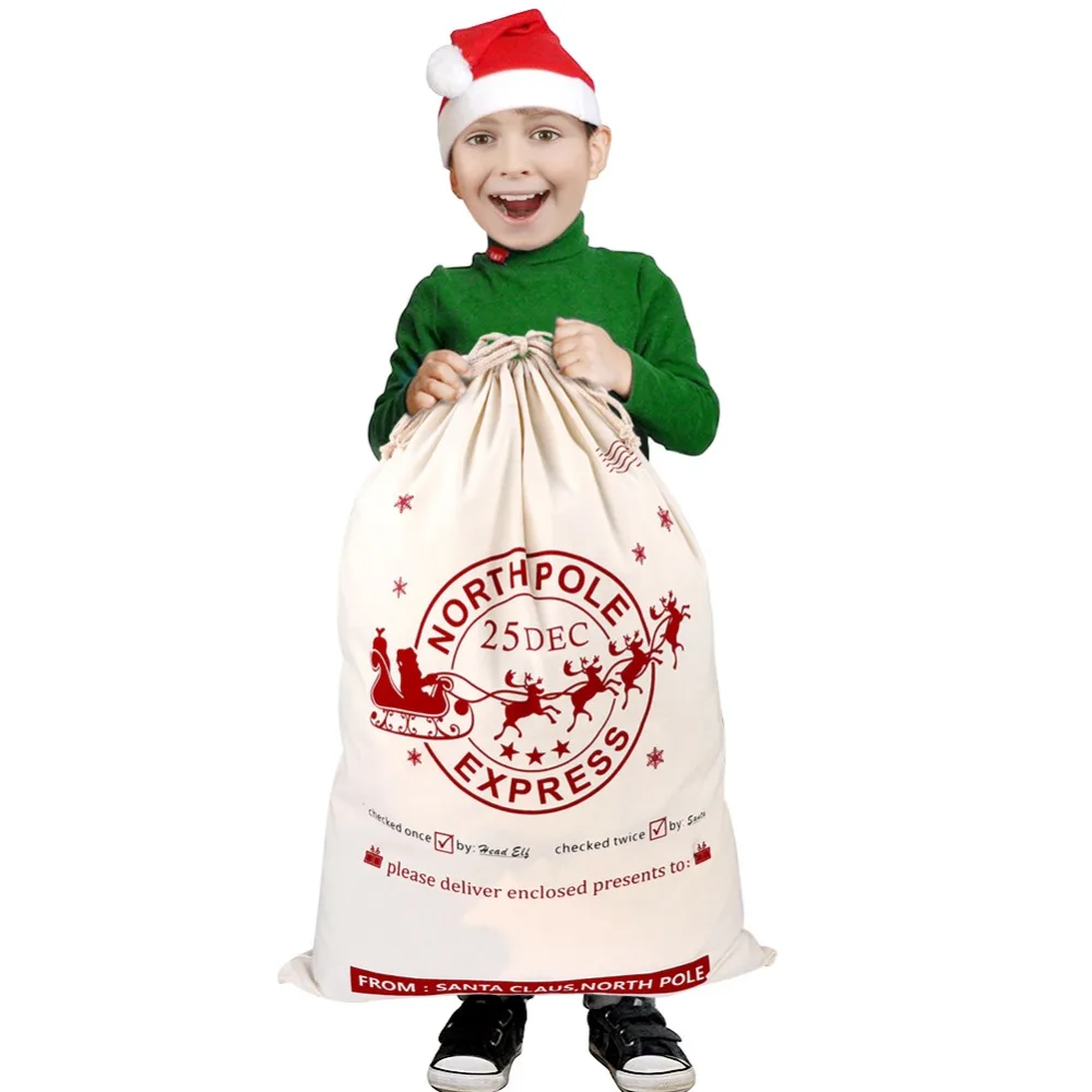 OurWarm Big Santa Christmas Gift Bags Canvas Cotton Christmas Bag for Gifts Xmas Sack Stocking Present Gift Drawstring Bag
OurWarm Big Santa Christmas Gift Bags Canvas Cotton Christmas Bag for Gifts Xmas Sack Stocking Present Gift Drawstring Bag