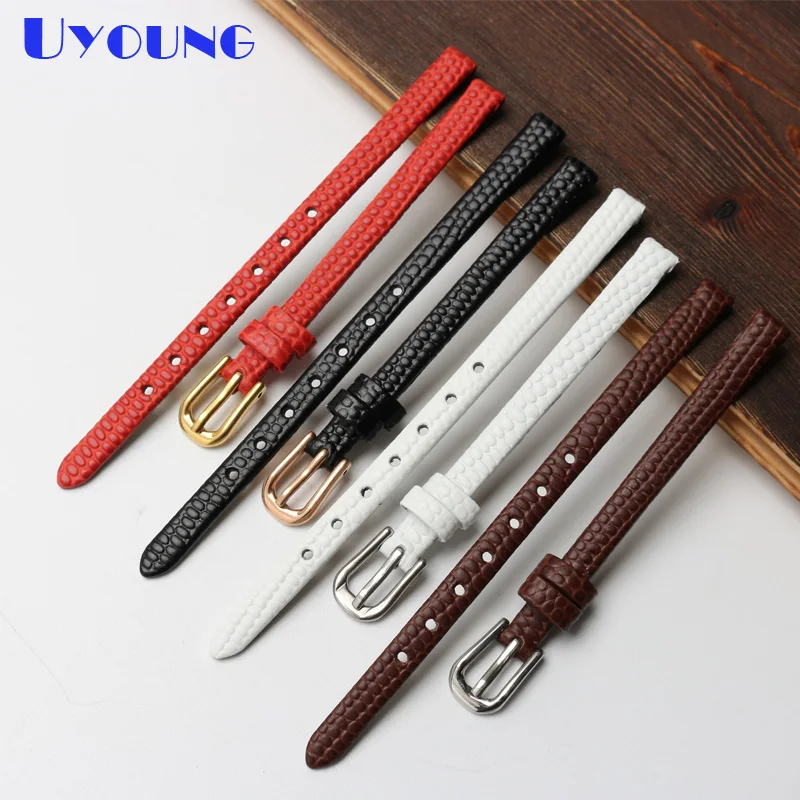 Genuine leather watch strap 6 8 10 12mm womans Watchband lizards bracelet small watch belt New Hot high Quality accessories
Genuine leather watch strap 6 8 10 12mm womans Watchband lizards bracelet small watch belt New Hot high Quality accessories