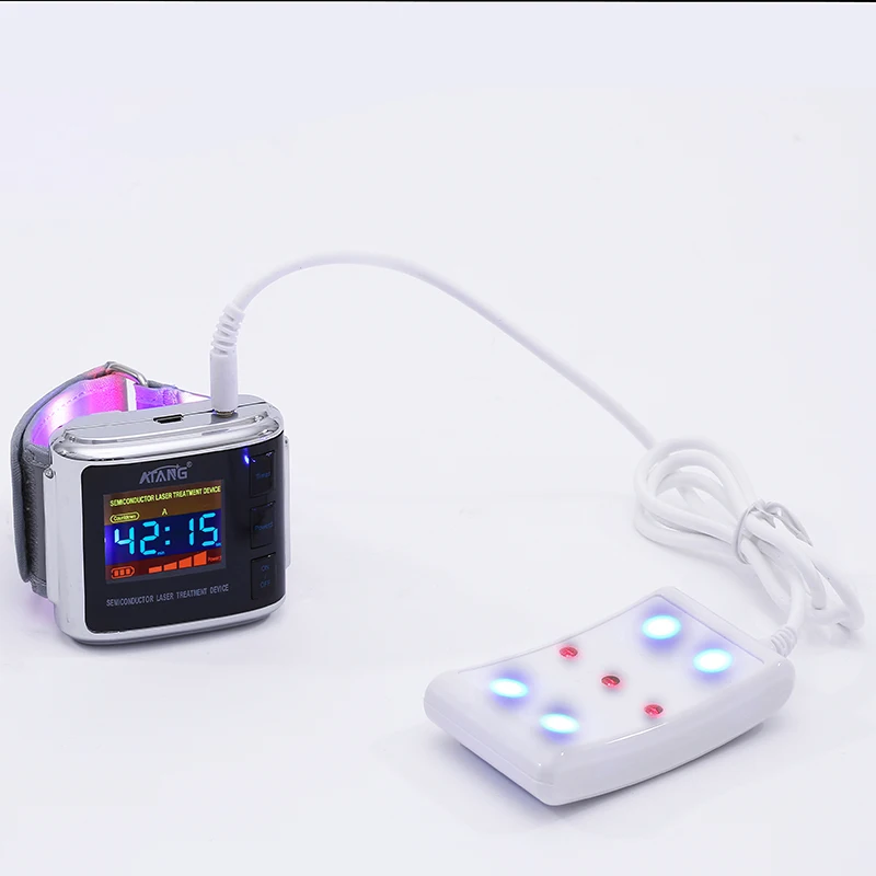 Diabetes Hypertension Semiconductor Cold Laser Chinese Acupuncture Therapy LLLT Wrist Watch for Chronic Tinnitus Rhinitis ATANG
Diabetes Hypertension Semiconductor Cold Laser Chinese Acupuncture Therapy LLLT Wrist Watch for Chronic Tinnitus Rhinitis ATANG
