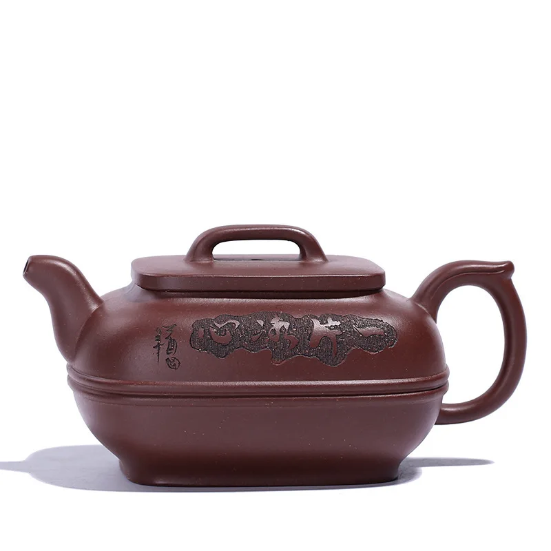 Teapot and Teaware Ore Mine Old Purple Mud Square Pot Hunfang Pottery Margin Square Pot Hand-made Chen Jianming Daifa
Teapot and Teaware Ore Mine Old Purple Mud Square Pot Hunfang Pottery Margin Square Pot Hand-made Chen Jianming Daifa