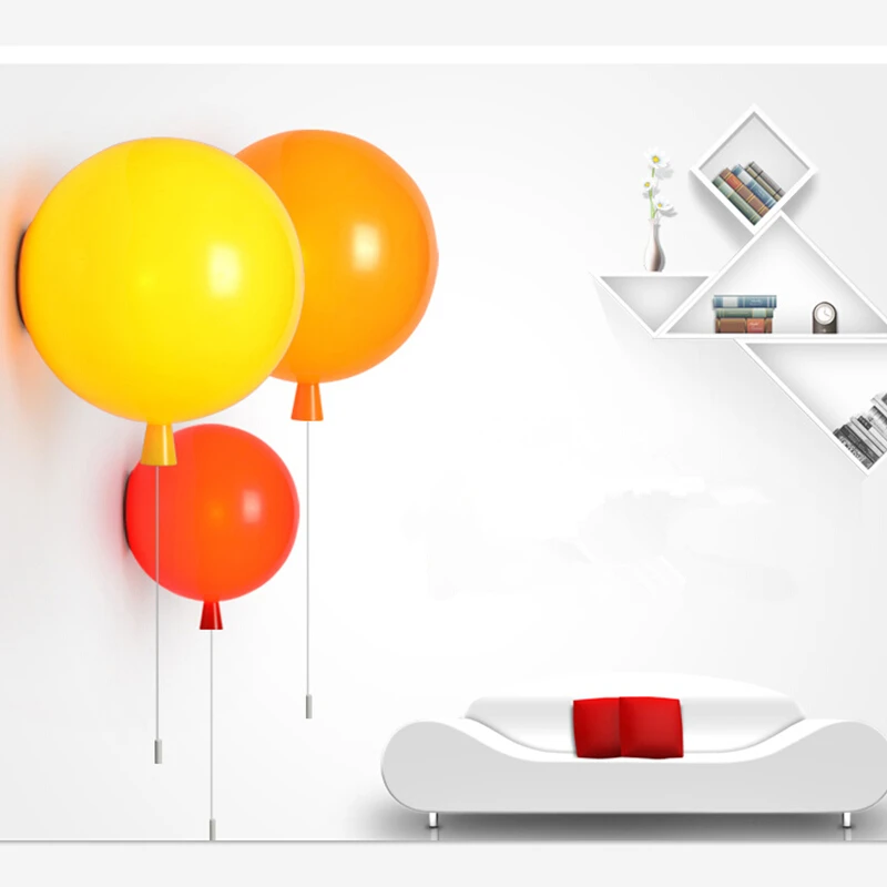 Decorative D25cm e27 led Christmas Balloon Colorful Acrylic balloon Wall Light Wall lamp kids'room bedroom bedside wall scone
Decorative D25cm e27 led Christmas Balloon Colorful Acrylic balloon Wall Light Wall lamp kids'room bedroom bedside wall scone