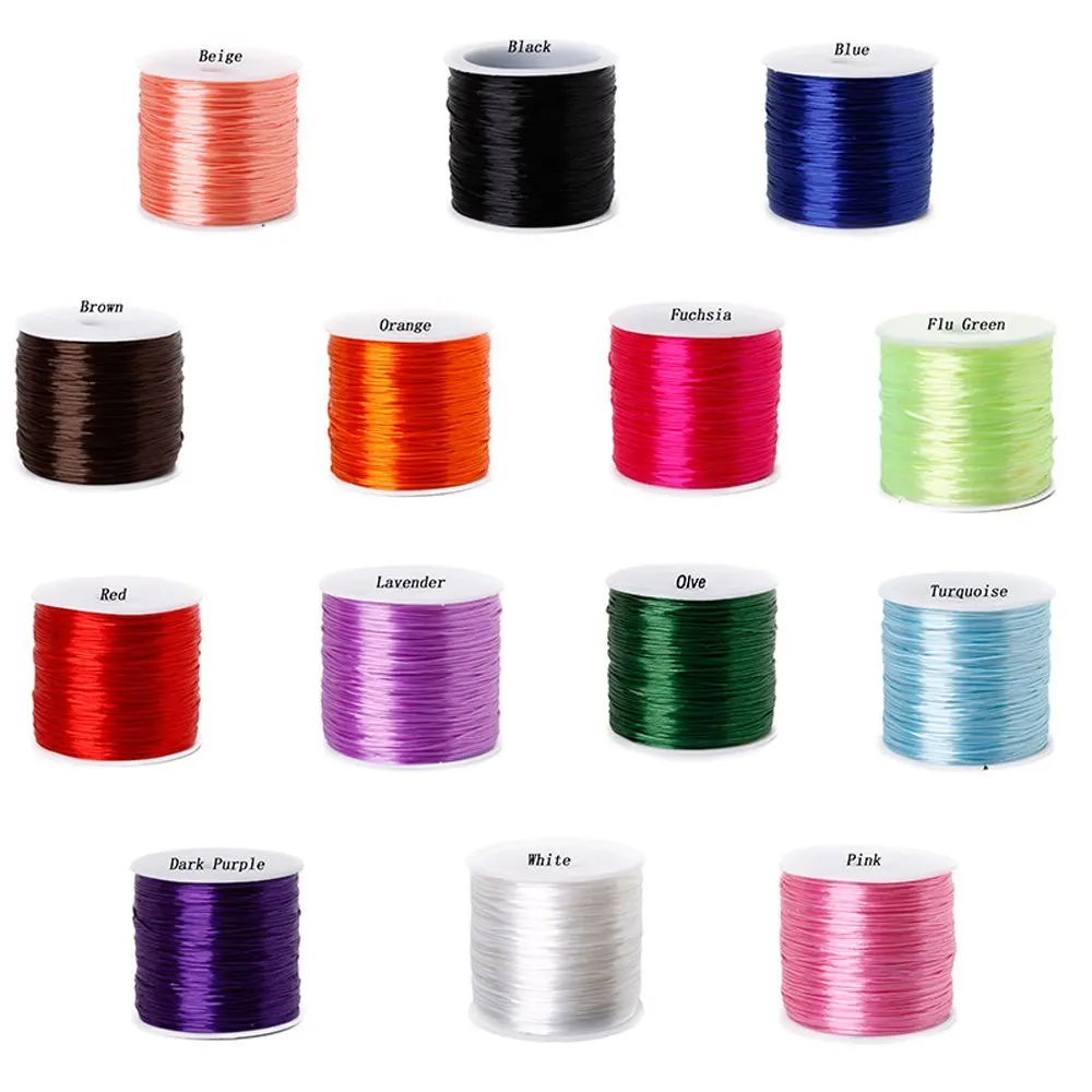 52M/Roll 0.5mm Colorful Stretchy Elastic Cords Crystal String Wire For Jewelry Making Beading Bracelet Wire Fishing Thread Rope
52M/Roll 0.5mm Colorful Stretchy Elastic Cords Crystal String Wire For Jewelry Making Beading Bracelet Wire Fishing Thread Rope