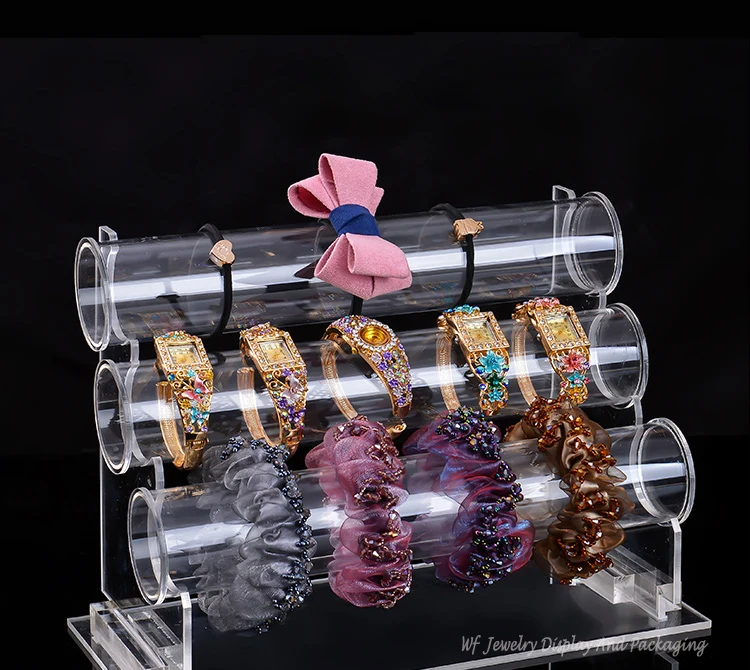 Acrylic 3-Layer Bracelet Display Stand Watch Showing Rack Bangle Holder Jewelry Showcase Headware Display Shelf
Acrylic 3-Layer Bracelet Display Stand Watch Showing Rack Bangle Holder Jewelry Showcase Headware Display Shelf