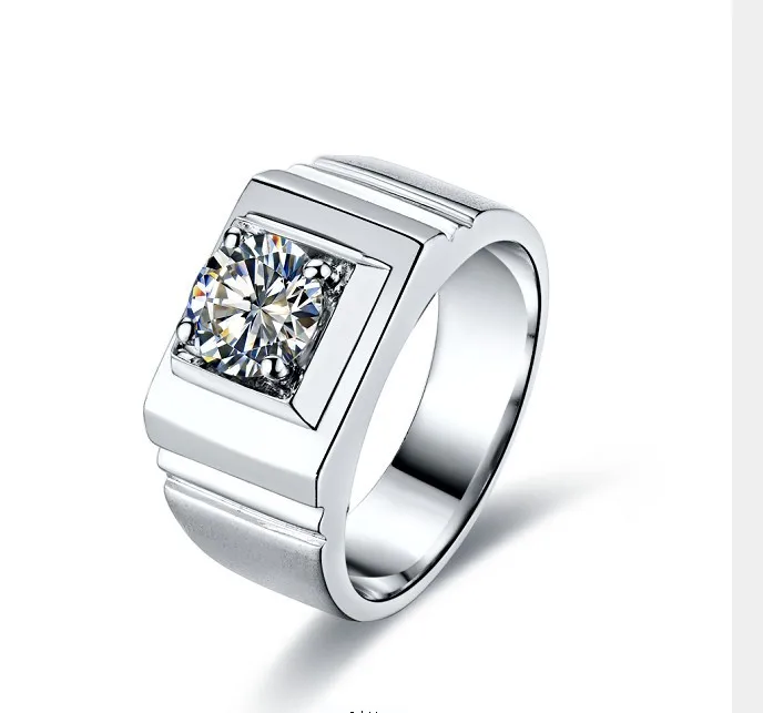 Solid Gold Male Ring Stripe Style 1CT Diamond Engagement Ring Solitaire Man 14K White Gold Jewelry Anniversary Gift
Solid Gold Male Ring Stripe Style 1CT Diamond Engagement Ring Solitaire Man 14K White Gold Jewelry Anniversary Gift