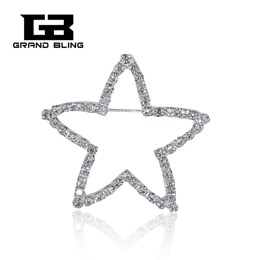 Blingbling Rhinestone Shinning Silver Color Star Brooch Pin for Women Jewelry Dropshipping
Blingbling Rhinestone Shinning Silver Color Star Brooch Pin for Women Jewelry Dropshipping