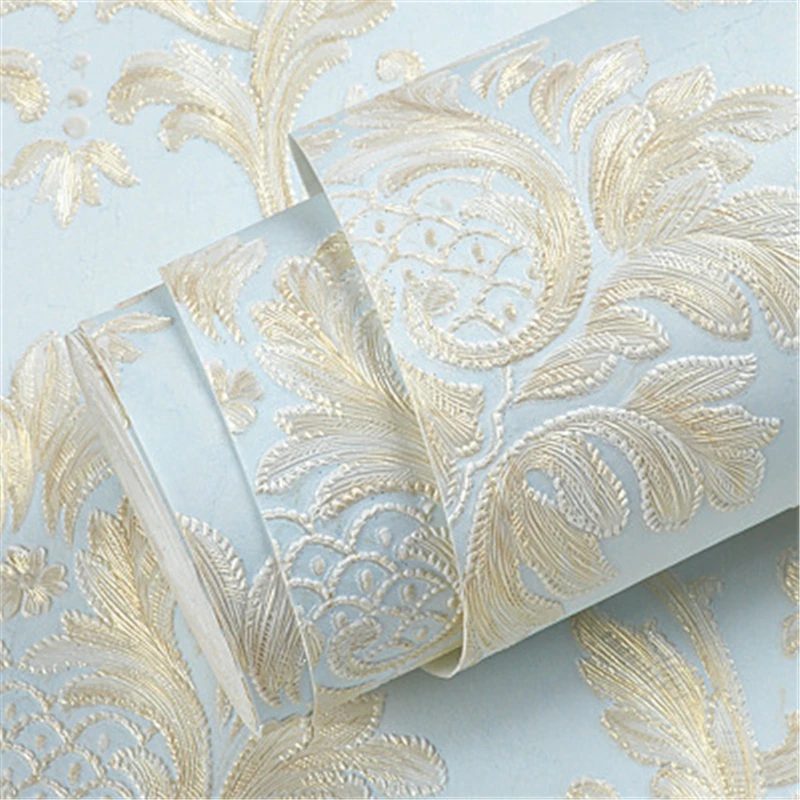 beibehang The new European style Damascus wallpaper exquisite embossed luxury wallpaper living room bedroom background wallpaper
beibehang The new European style Damascus wallpaper exquisite embossed luxury wallpaper living room bedroom background wallpaper