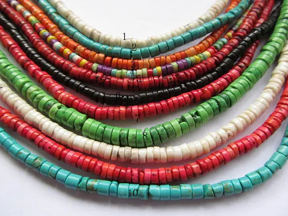 lot turquoise gemstone rondelle abacus green pink hot red blue oranger black mixed jewelry beads 3x6mm--10strands 16inch/per str
lot turquoise gemstone rondelle abacus green pink hot red blue oranger black mixed jewelry beads 3x6mm--10strands 16inch/per str