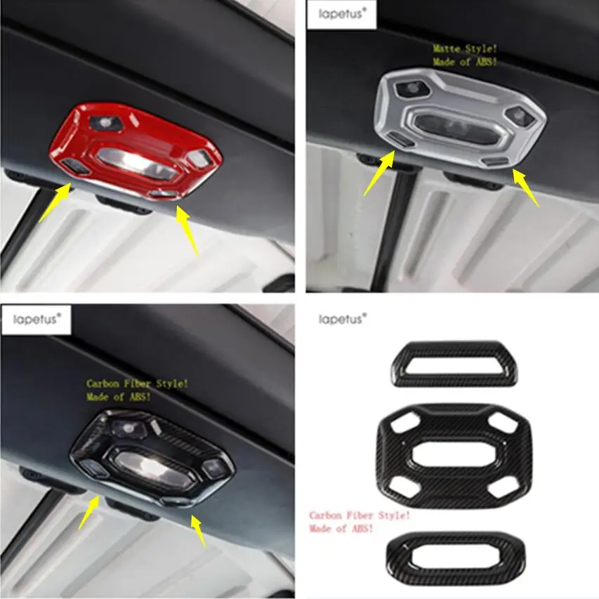Lapetus Accessories Fit For Jeep Wrangler JL 2018 - 2022 Top Roof Reading Lights Lamp Molding Cover Kit Trim ABS / 3 Colors
Lapetus Accessories Fit For Jeep Wrangler JL 2018 - 2022 Top Roof Reading Lights Lamp Molding Cover Kit Trim ABS / 3 Colors