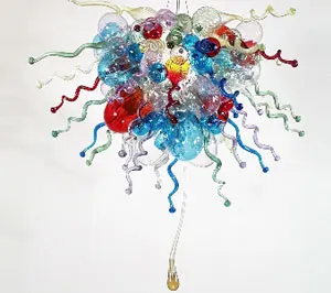 Home Decoration Multi Color Blown Murano Glass Pretty Designed Glass Hanging LED Chandelier Lightings
Home Decoration Multi Color Blown Murano Glass Pretty Designed Glass Hanging LED Chandelier Lightings
