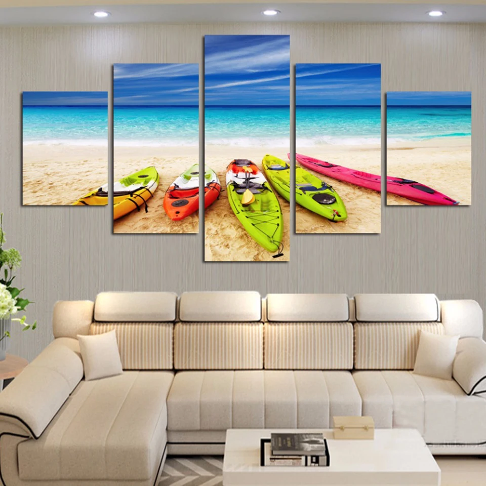 Modern Canvas Pictures HD Printed Wall Art Unframed 5 Pieces Mediterranean Style Sea Yacht Scenery Home Decoration Painting
Modern Canvas Pictures HD Printed Wall Art Unframed 5 Pieces Mediterranean Style Sea Yacht Scenery Home Decoration Painting