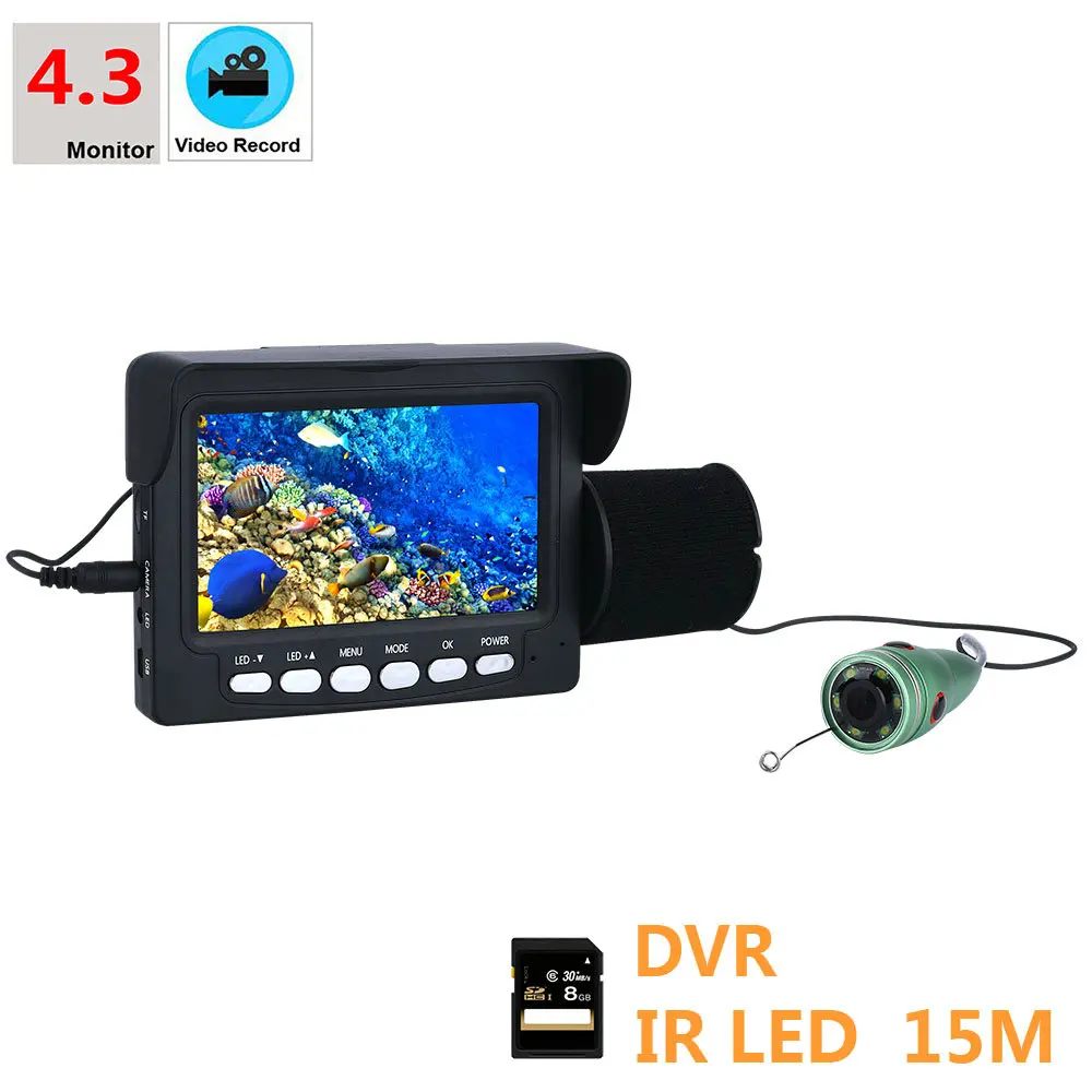 Подводная рыболовная камера 720P, 15 м, 4,3 ТВЛ, дюйма, видеорегистратор DVR, рыбопоисковый прибор с 6 ИК-светодиосветодиодный 6 Вт для подледной рыбалки
Подводная рыболовная камера 720P, 15 м, 4,3 ТВЛ, дюйма, видеорегистратор DVR, рыбопоисковый прибор с 6 ИК-светодиосветодиодный 6 Вт для подледной рыбалки